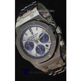 Audemars Piguet Royal Oak Chronograph White Dial Steel Strap Swiss Replica Watch 