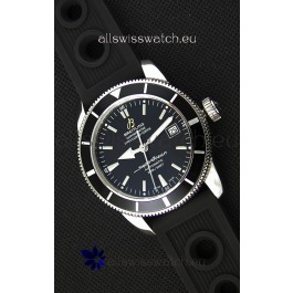 Breitling SuperOcean Heritage II B20 42MM Black Dial Black Bezel Swiss Replica Watch - 1:1 Mirror Edition