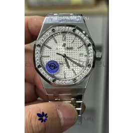 Audemars Piguet Royal Oak 37MM White Dial Watch in 3120 Movement - 1:1 Mirror Replica