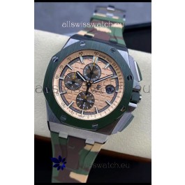 Audemars Piguet Royal Oak Offshore CAMO 44MM Chronograph 1:1 Mirror Replica Watch - 904L Steel