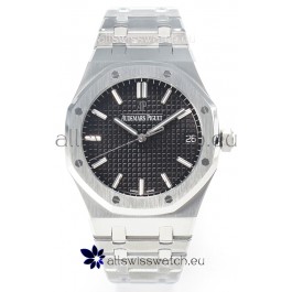 Audemars Piguet Royal Oak 15500 41MM 904L Steel Black Dial Super Clone Replica Watch 