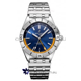 Breitling Chronomat Automatic GMT 40 Blue Dial 1:1 Mirror Swiss Replica Watch 