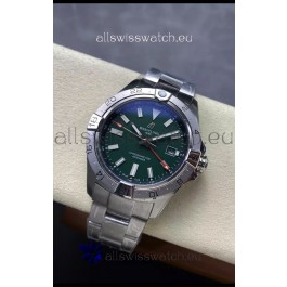 Breitling Avenger GMT Automatic 44 Swiss 1:1 Super Clone Replica Watch - Green Dial 