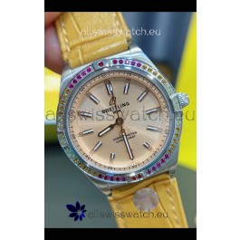 Breitling Chronomat Automatic 36MM 1:1 Mirror Swiss Replica Watch Steel Case