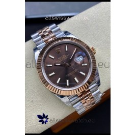 Rolex Datejust 126331 41MM ETA 3235 Swiss 1:1 Mirror Replica Watch in Rose Gold 904L Steel - 1:1 Mirror