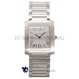 Cartier Tank Francaise Stainless Steel Swiss Quartz Replica Watch 25.70MM
