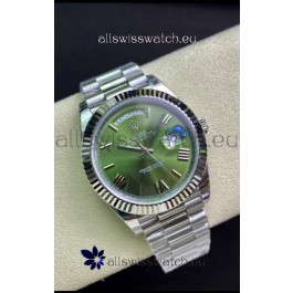 Rolex Day Date Presidential M228239-0033 904L Steel 40MM - Olive Green Dial 1:1 Mirror Quality Watch