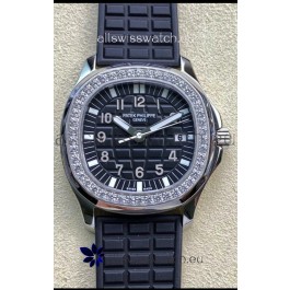 Patek Philippe Aquanaut LUCE 5072A-001 Quartz Swiss Replica Watch in Black Dial 35MM