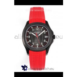 Patek Philippe Aquanaut 5167 Black Venom Edition 1:1 Mirror Replica Watch - Red Strap