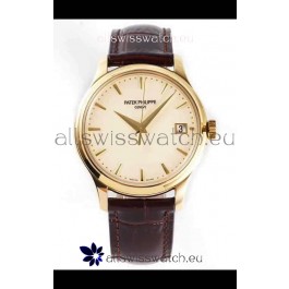Patek Philippe #Ref 5227J in White Dial 1:1 904L Yellow Gold Casing 904L Steel Swiss Watch 