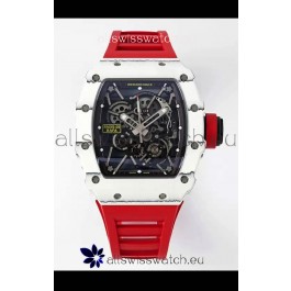 Richard Mille RM35-01 Rafael Nadal Carbon Fiber Casing with Genuine Tourbillon Super Clone Watch 