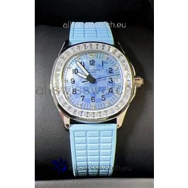 Patek Philippe Super Clone Aquanaut LUCE 5072-001 Automatic in Blue Dial 35MM