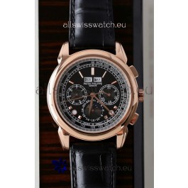 Patek Philippe Grand Complications 5270 Swiss Replica Watch in Rose Gold Casing