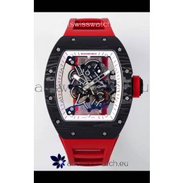 Richard Mille RM055 Black Carbon Casing 1:1 Superclone Genuine Tourbillon Watch 