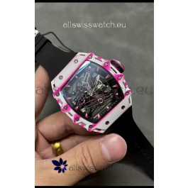 Richard Mille RM38-02 White Carbon Fiber Bubba Watson Genuine Tourbillon Movement 1:1 Mirror Replica
