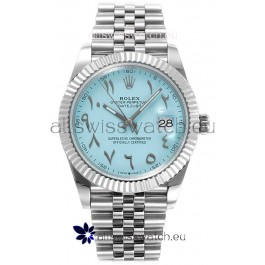 Rolex Datejust M126300 41MM ETA3235 Tiffany Blue Arabic Dial - 904L Steel Casing 