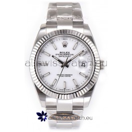 Rolex Datejust 126334 41MM ETA3235 72 Hours Power White Dial Oyster 1:1 Mirror Replica