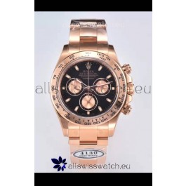 Rolex Cosmograph Daytona M116505-0008 Rose Gold Original Cal.4130 Movement - 904L Steel Watch