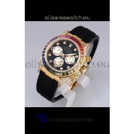 Rolex Cosmograph Daytona 116598 Yellow Gold 1:1 Mirror Cal.4130 Movement - 904L Steel Watch