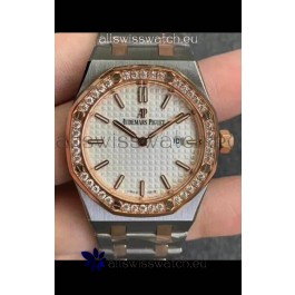 Audemars Piguet Royal Oak Quartz 33MM Swiss Watch Two Tone Swiss - 1:1 Mirror Replica Edition