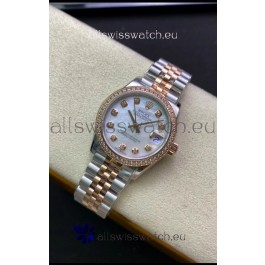 Rolex Datejust 278381 31MM Swiss Replica in 904L Steel Two Tone Rose Gold 1:1 Mirror Replica