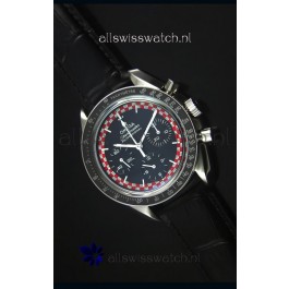 Omega Speedmaster Tintin Moon Swiss Replica Watch with Leather Strap