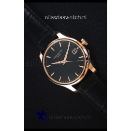 Patek Philippe #Ref 5227 Yellow Gold Watch in Black Dial 1:1 Swiss Replica Watch 