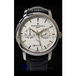 Vacheron Constantin Traditionnelle Day Date Steel Swiss Replica Watch 