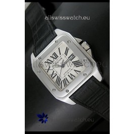Cartier Santos 100 Swiss Automatic Watch - 1:1 Mirror Replica