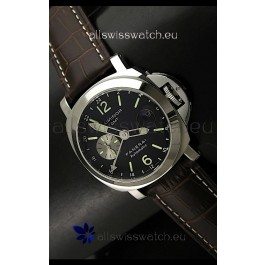 Panerai Luminor GMT Swiss Watch in Steel - 1:1 Mirror Replica PAM00161