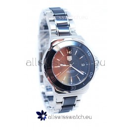 Tag Heuer Formula 1 Quartz Steel Black Ceramic Watch in Black Dial