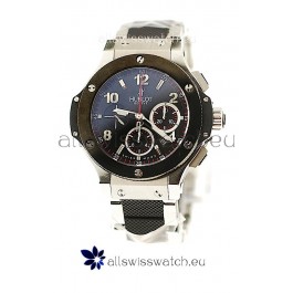 Hublot Big Bang Swiss Replica Watch in Steel/Rubber Strap