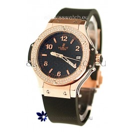Hublot Big Bang Cappucino Carbon Face Swiss Replica Watch