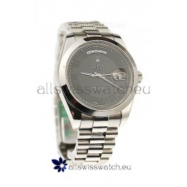 Rolex Day Date II Silver Japanese Replica Watch