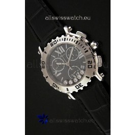 Chopard Happy Sport Swiss Replica Watch in Black Strap