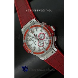 Hublot Big Bang Japanese Repica Watch in Red Strap