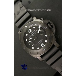 Panerai Luminor Submersible 1000M Japanese Automatic Watch in PVD Coating