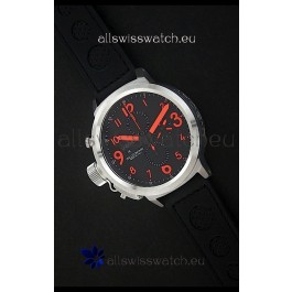 U-Boat Flightdeck Watch in Black Dial