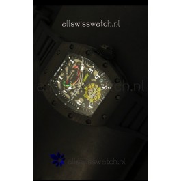 Richard Mille RM036 Jean Todt Forged Carbon Bezel Titanium Watch - All Black Edition