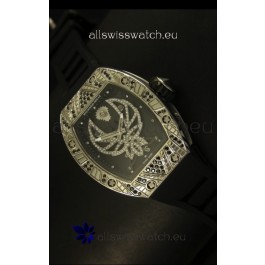 Richard Mille RM051 Tourbillon Swiss Watch in Leather Strap