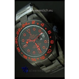 Rolex Explorer II Bamford Stealth and Flame Edition PVD Strap Replica Watch