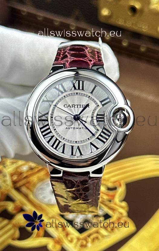 Ballon De Cartier Swiss Automatic 1:1 Mirror Quality 33MM in White Dial 