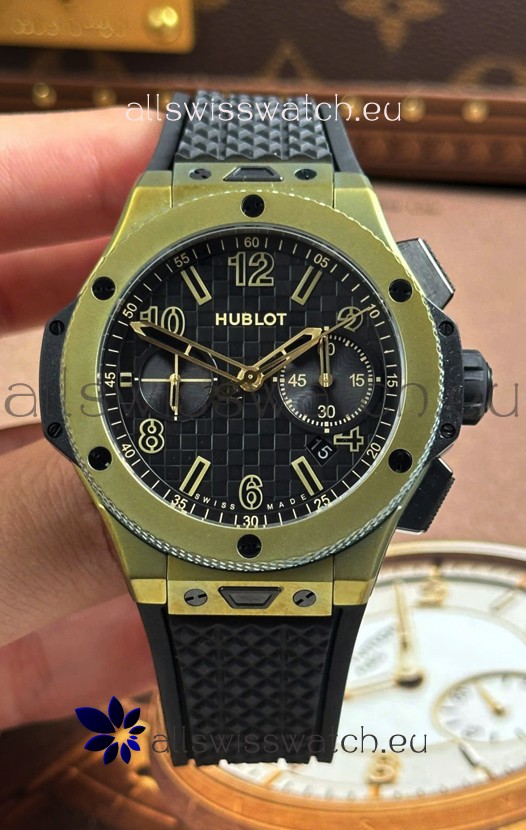 Hublot Big Bang Super Clone 20th Anniversary Titanium Rose Gold Casing Replica Watch 