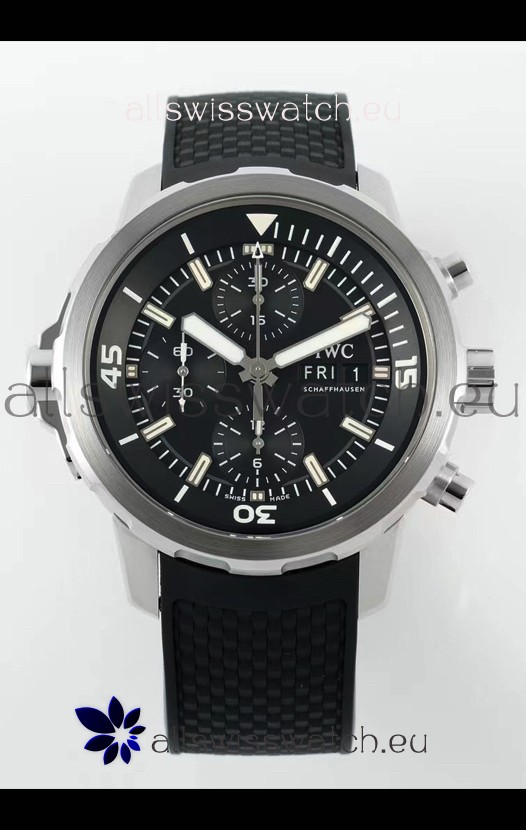 IWC Super Clone Aquatimer Chronograph IW376804 Swiss Replica Black Dial