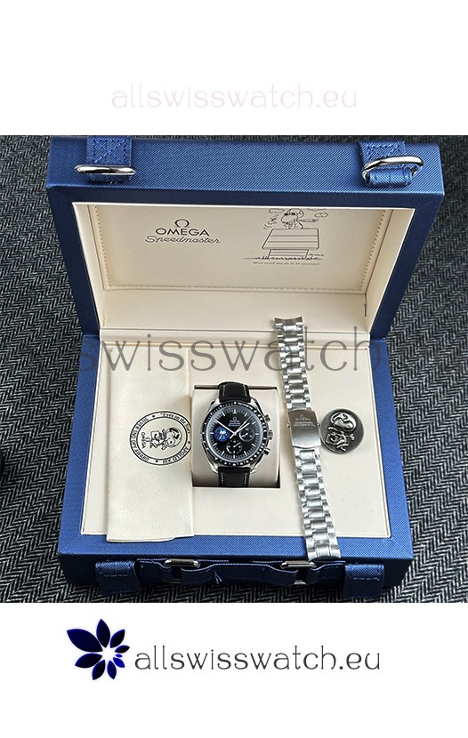 Omega Speedmaster Super Clone 50th Anniversary Snoopy Edition (Full Set with Snoopy Box) 