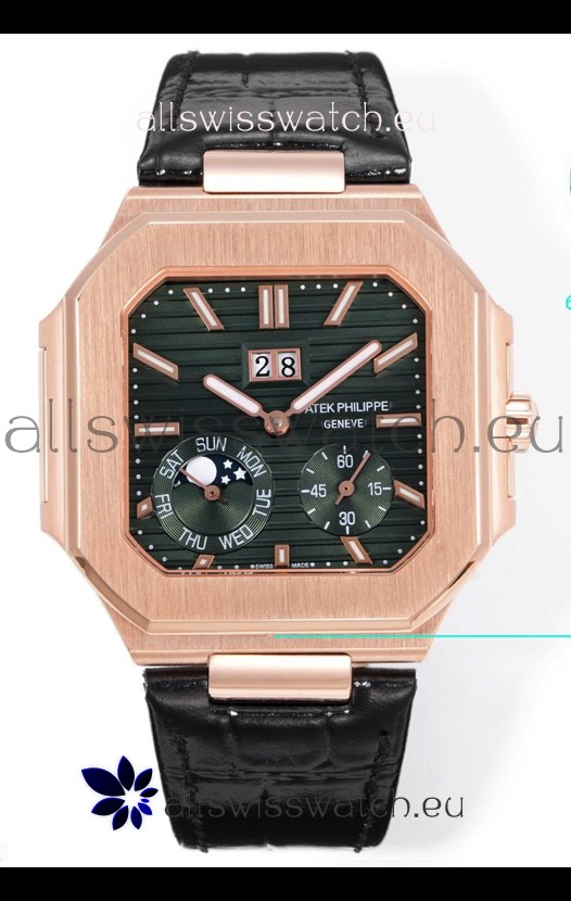 Patek Philippe Cubitus 5822 Rose Gold Casing Brown Dial Swiss Replica Watch