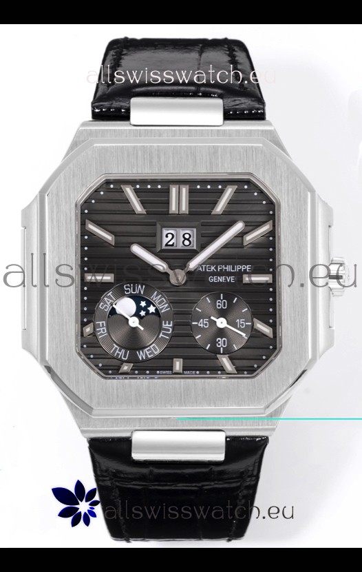 Patek Philippe Cubitus 5822 904L Steel Casing Grey Dial Swiss Replica Watch