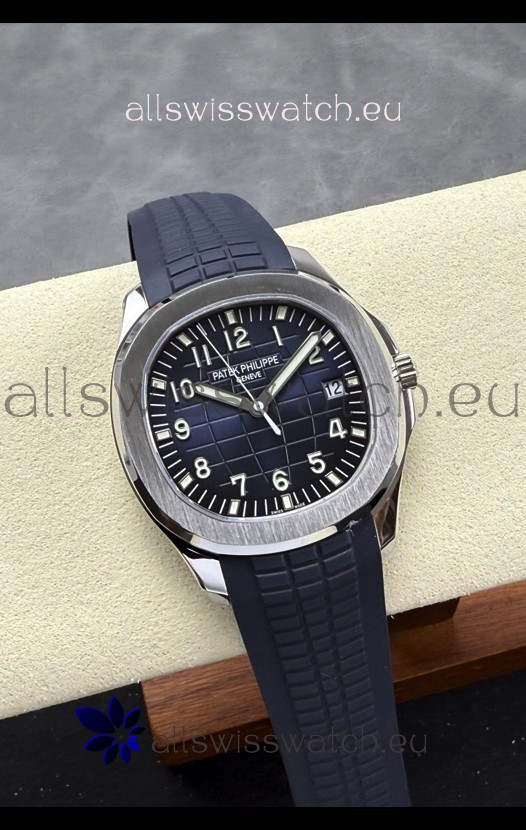 Patek Philippe Aquanaut Super Clone 5168G Blue Dial 904L Steel Replica Watch 