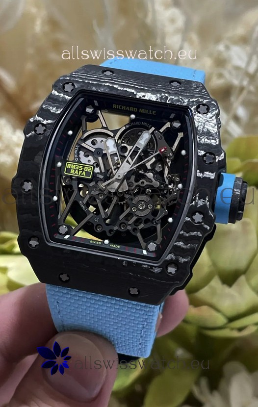 Richard Mille 035-02 Black NTPT Real Vaucher Movement Super Clone Watch 