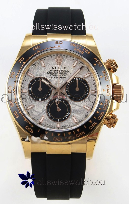 Rolex Daytona Super Clone 116518 Rose Gold Meteorite Dial Original Cal.4131 Movement